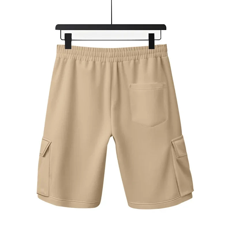 Sports five-point pants men's summer breathable and skin-friendly loose squat jogging casual multi-pocket tooling shorts