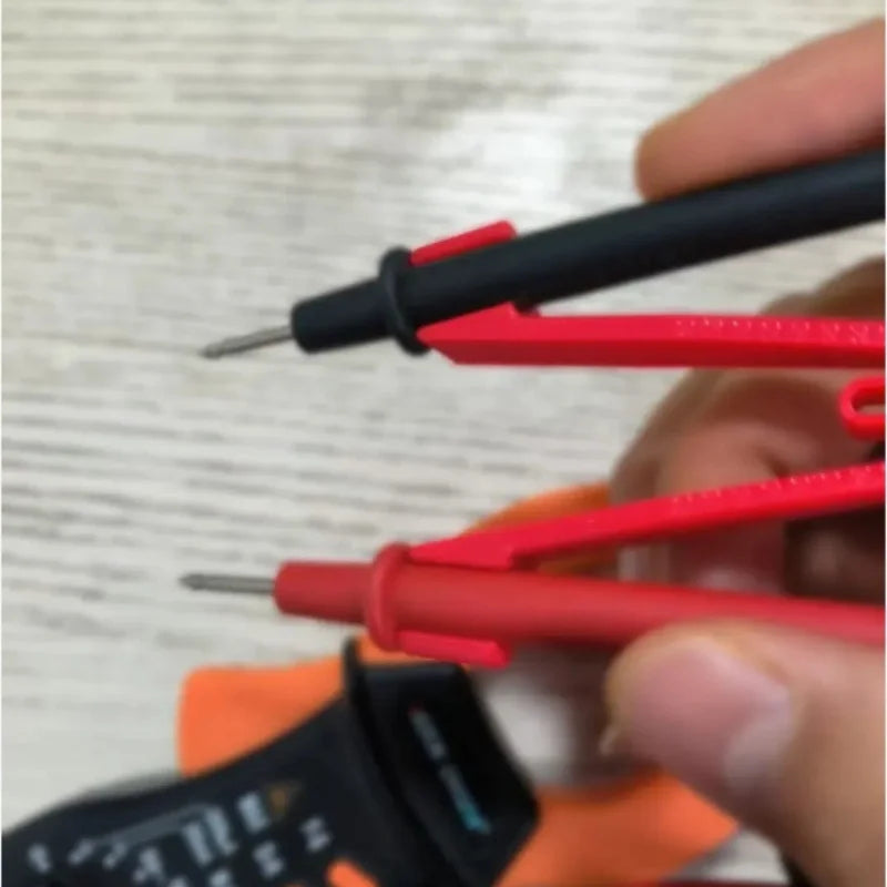 Multi meter probe holder tester probe clamping tool electrical testing power supply maintenance accessories DIY essential