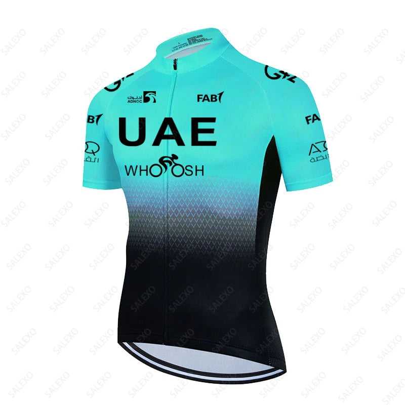 2023 Uae Team Cycling Jersey Set 19D Bike Shorts Set Men Summer MTB Ropa Ciclismo Short Sleeve Bicycle Shirts Maillot Clothing