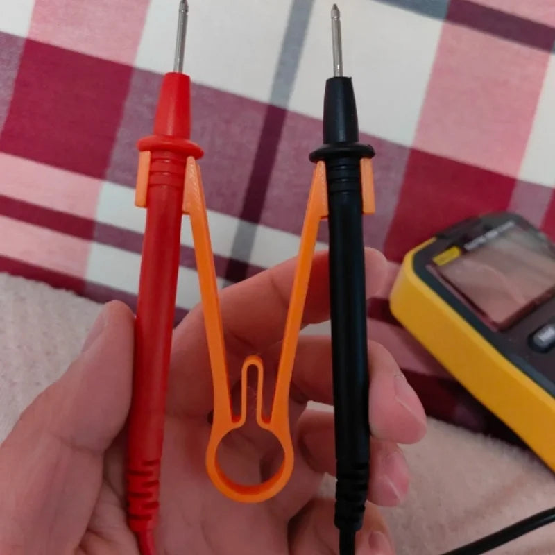 Multi meter probe holder tester probe clamping tool electrical testing power supply maintenance accessories DIY essential