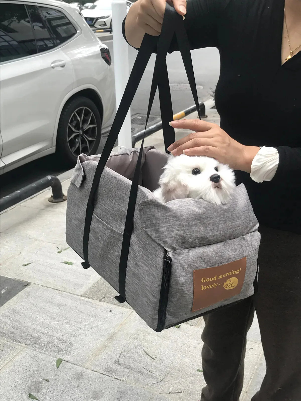Portable Pet Car Seat Central Safety Travel Cat DogBed Transport Dog Carrier Protector DogBags,For medium/Small Dogs Cat