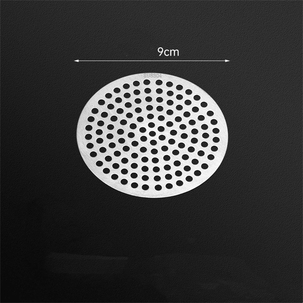 304 Stainless Steel Floor Drains Net Cover Sink Strainer With Small Drain Hole Filter Hair Catcher Stopper For Kitchen Bathroom