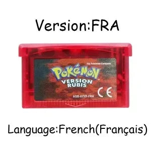 USA/EUR/ESP/ITA/NOE/FRA Pokemon Series Video Game Cartridge Pokemon Emerald FireRed LeafGreen Ruby Sapphire for GBA
