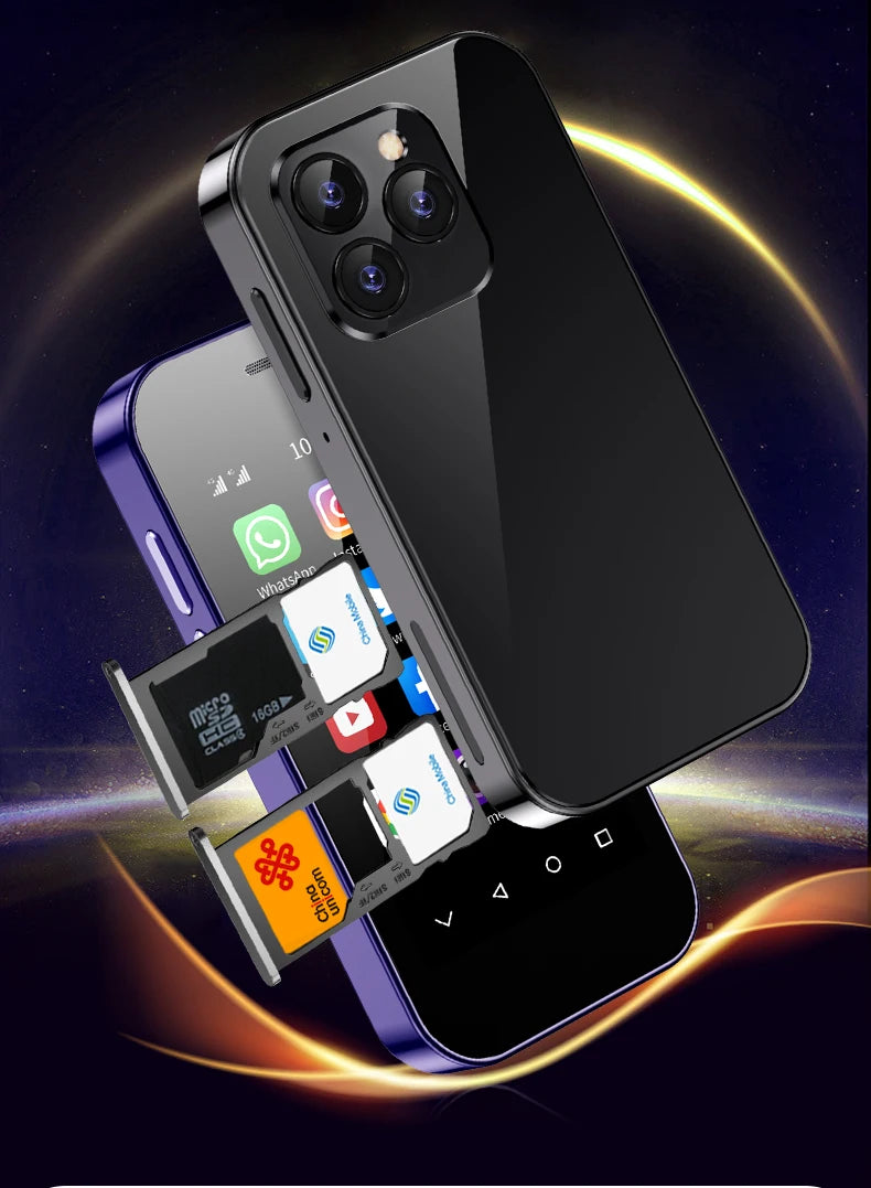 SOYES XS14 Pro Mini Smartphone Android 4G 3GB+64GB 2600mAh Face Recoginition 3.0 inch Phone Hot Sale