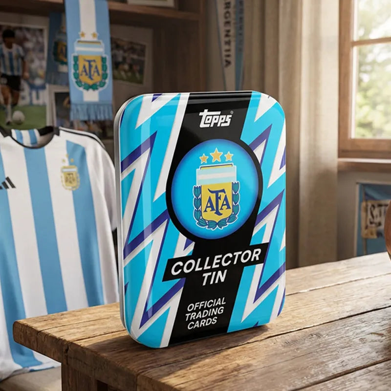 25-26 Topps Argentina Collector Argentina National Football Team Sports Trading Card Collection Cards Boys Designer Toys Gift