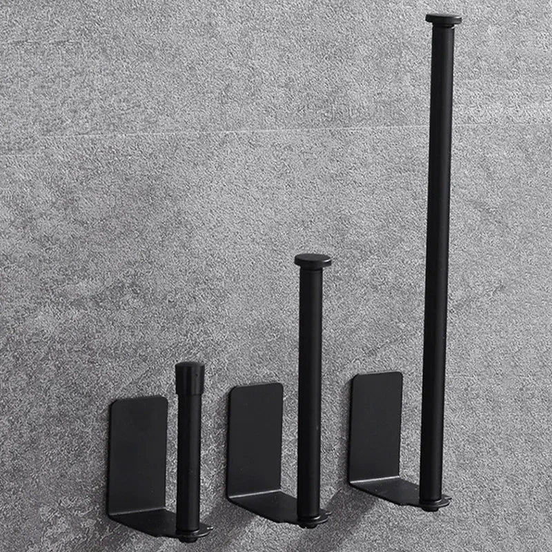 Adhesive Paper Towel Holder For Kitchen Napkin Rack Toilet Paper Holder Tissue Dispenser Cabinet Storage Bathroom Accessories