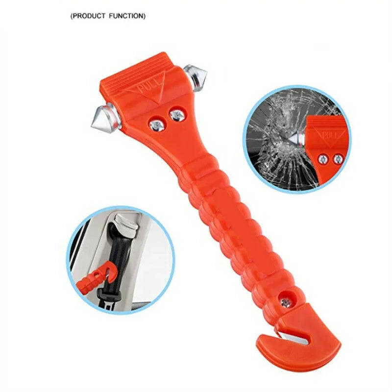Vehicle Safety Hammer 1/2/4pcs  Emergency Break Window Glass Easy Use For Car Window  Survival Life Rescue Tools Escape Tools