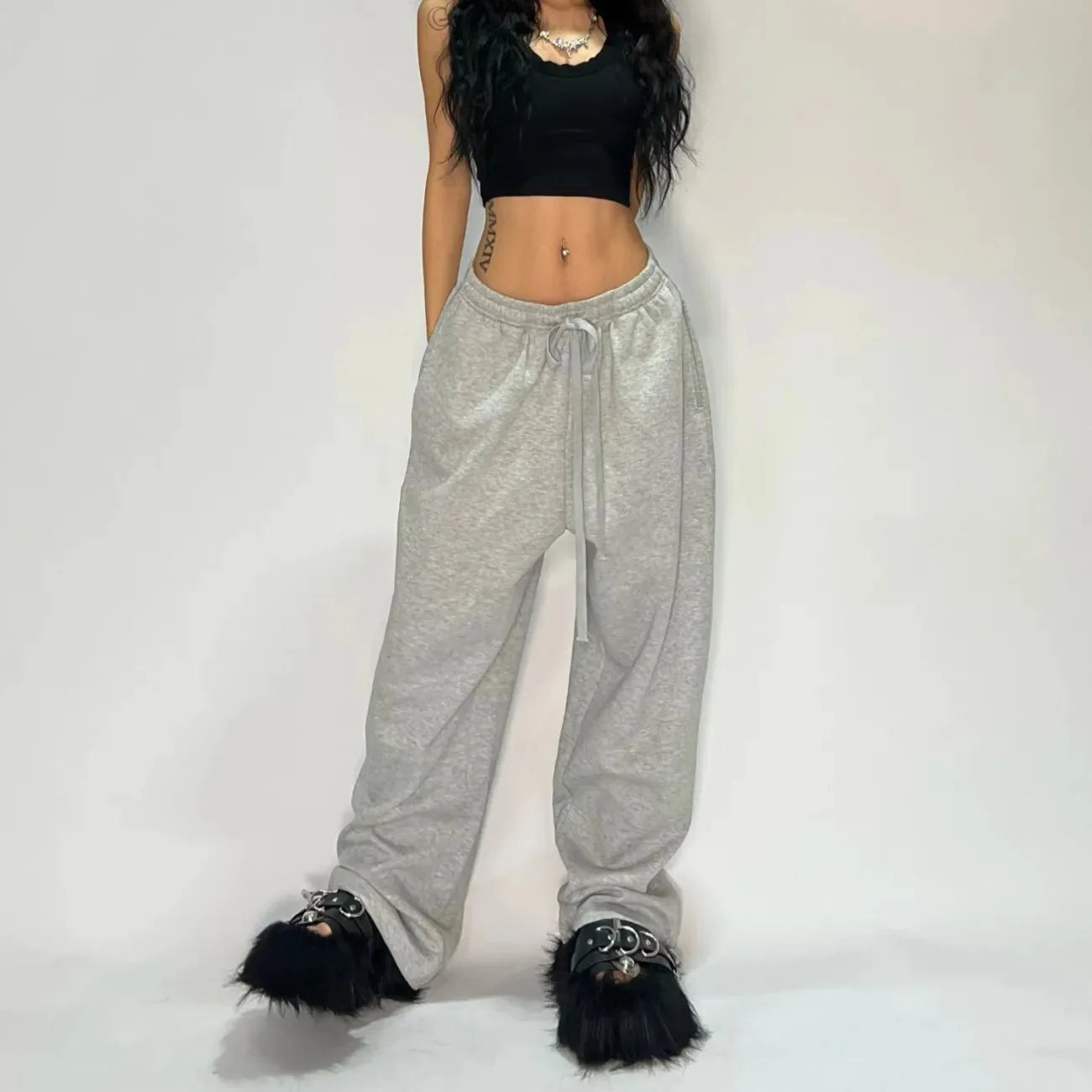 Camouflage Casual Pants Y2k Embroidered Camo Functional Tactical Functional Men's Women's Premium Jogging Drawstring Sweatpants