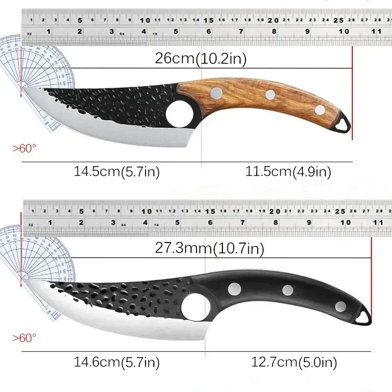 Boning Knives Chef Cooking Slicing Meat Fruit Fish Fillet Kitchen Knives Stainless Steel Hand Forge Blade Utility Barbecue Knife