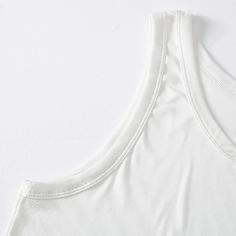 1/3 Men's Tank Top Four Seasons Black and White Solid Color Narrow Shoulder Casual Sports Fitness Comfortable Home Top Trendy
