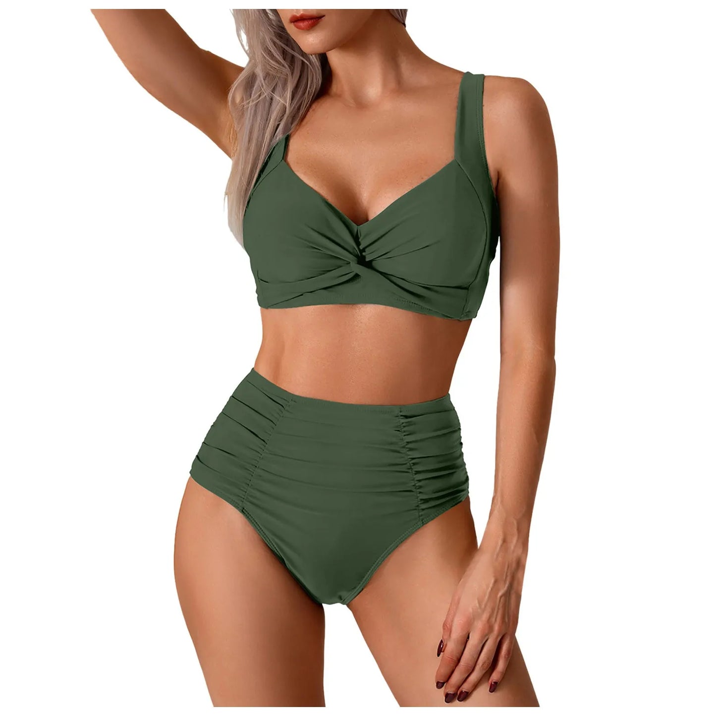 Summer Swimsuit Women Sexy Bikini Set Women Two Piece Swimsuit Sexy Two Piece High Waist Bikini Women Clothing купальник