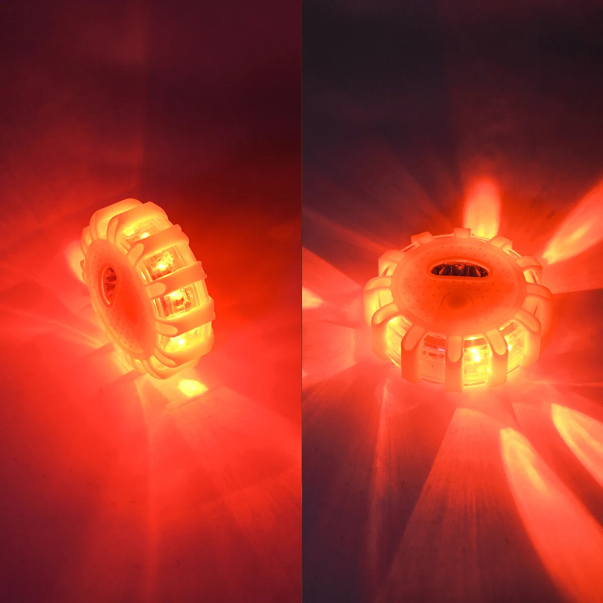 Magnetic LED Strobe Warning Light Car Emergency Road Rescue Safety Flashing Lights Roadside Auto Signal Beacon Lamp Accessory