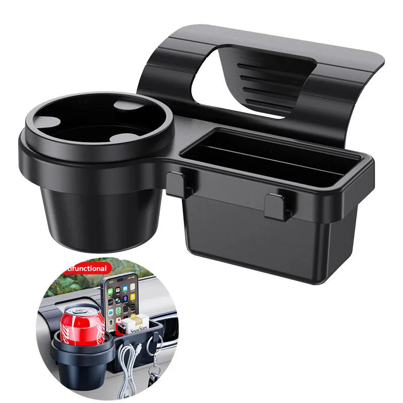 Car Cup Stand Phone Holder Mount Tray Side Door Window Storage Barrel Pocket Hanging Storage Rack with Auto Interior Accessories