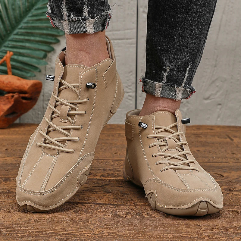 Mens Shoes Original Sneakers Shoes Men's High Top Ankle Boots Breathable and Comfortable Soft Sole Luxury Fashion Men's Shoes