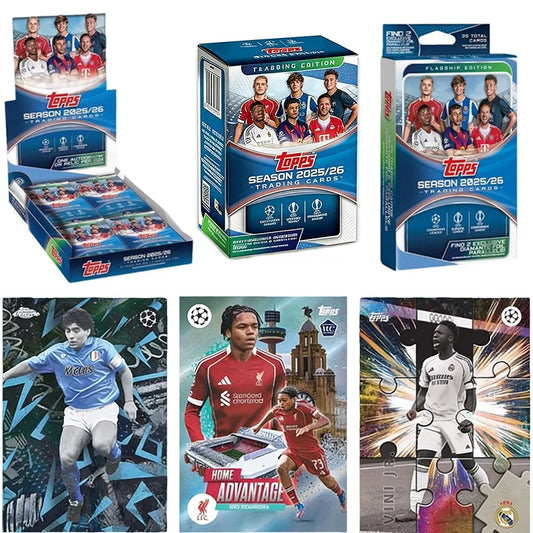 Genuine 2025-26 Topps Flagship UCC Premium UEFA Club Competitions Soccer Official Licensed Collectible Trading Cards