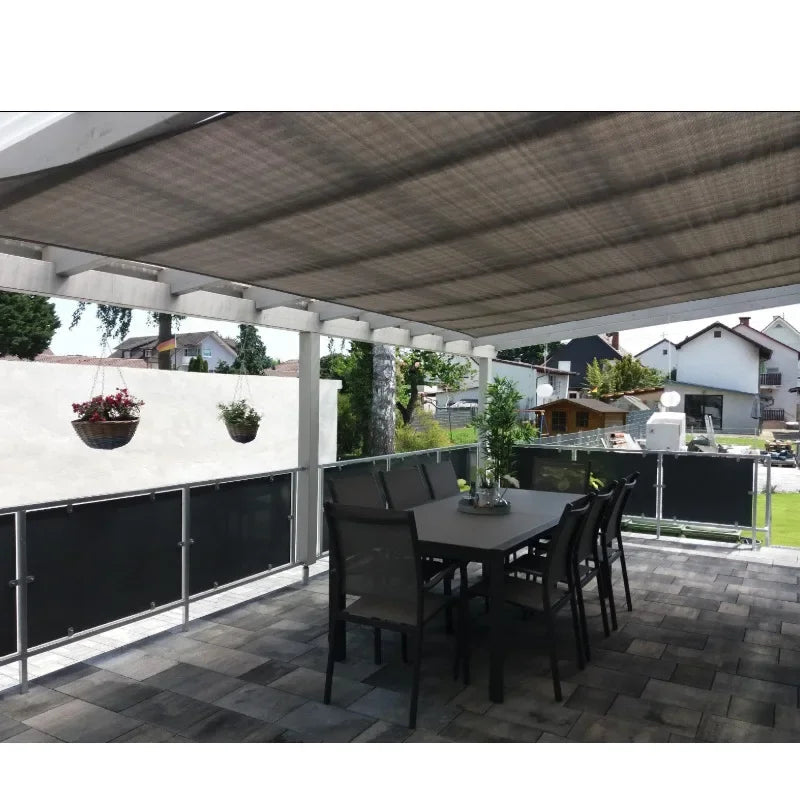 2.5x2.5M Square Shade Sail 300D Waterproof Polyester For Garden Terrace Canopy Swimming Pool Sun Shade Canvas Camping Awning