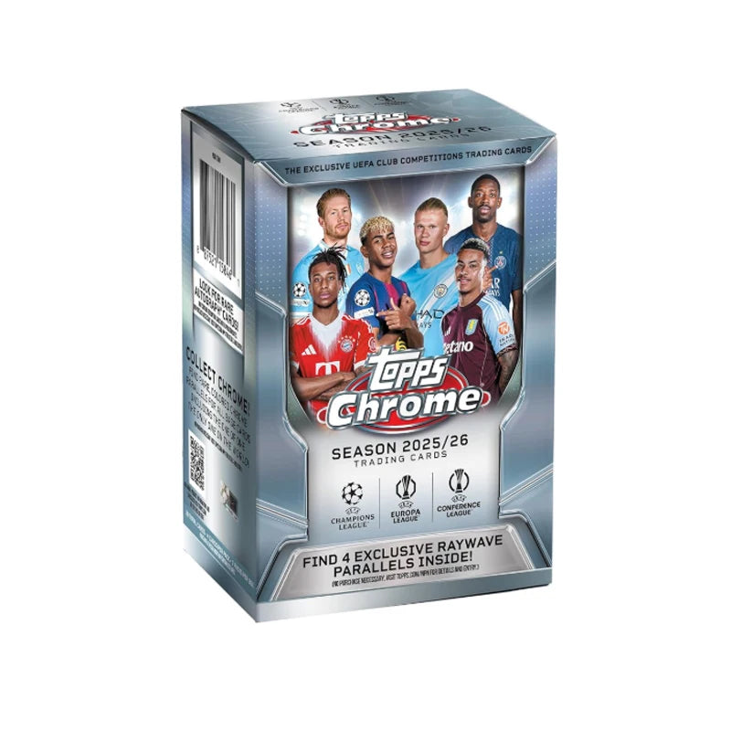 Topps 25/26 Chrome UCC Football Cards Hanger Value Mega Box