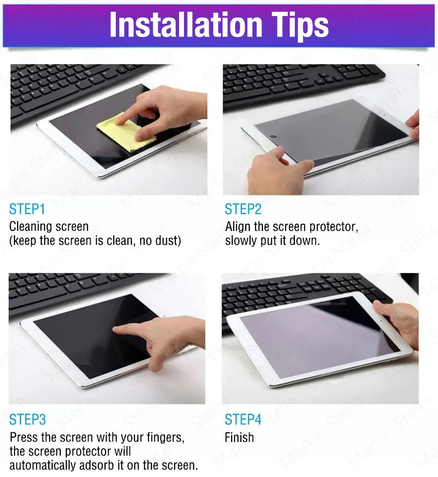 2PCS Tempered Glass Screen Protector for Teclast Artpad Pro Air 2025 12.7 Tablet Accessories Film