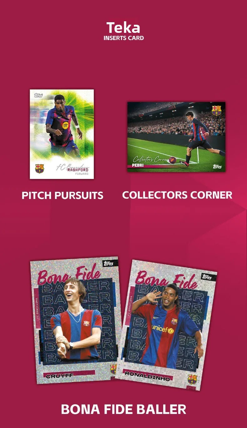 2025/26 Topps Genuine Soccer Trading Cards Man Utd PSG Juventus Chelsea Bayern Man City Barca Rare Auto Parallel Collectibles