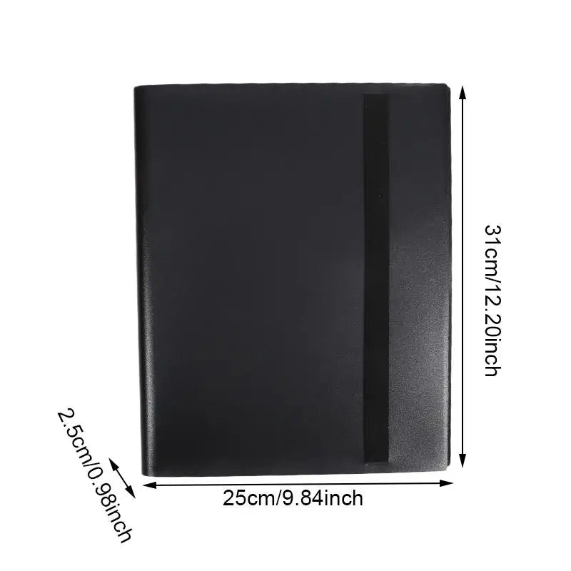 Trading Card Collector Holder 4/9/12-Pocket Binder Portable Storage Case Suitable for Game Cards Baseball Football Cards