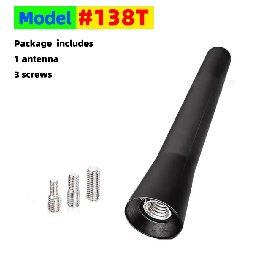 Strong Radio Roof Mount FM AM DAB Black 6.5cm Length Auto Universal with Screws Car Antenna Mini Short Vehicle Accessories