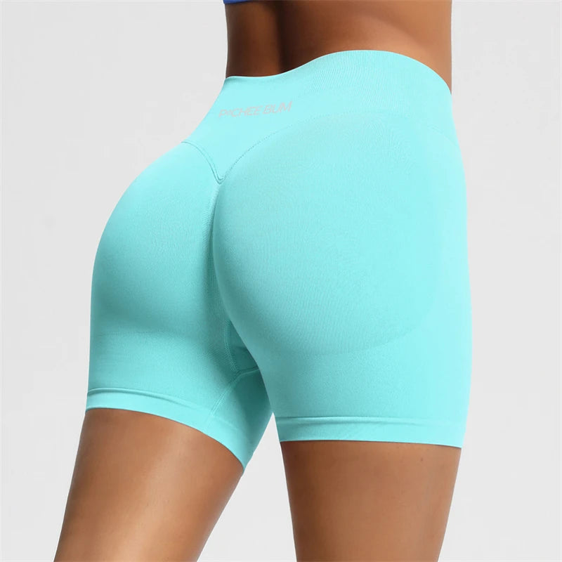 BUM Shaping Yoga Shorts Woman Stretch Breathable Peach Hip Fitness Running Shorts Hip High Stretch Impact Wicks Gym Shorts