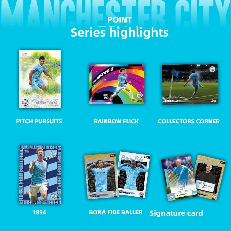 2025/26 Topps Genuine Soccer Trading Cards Man Utd PSG Juventus Chelsea Bayern Man City Barca Rare Auto Parallel Collectibles