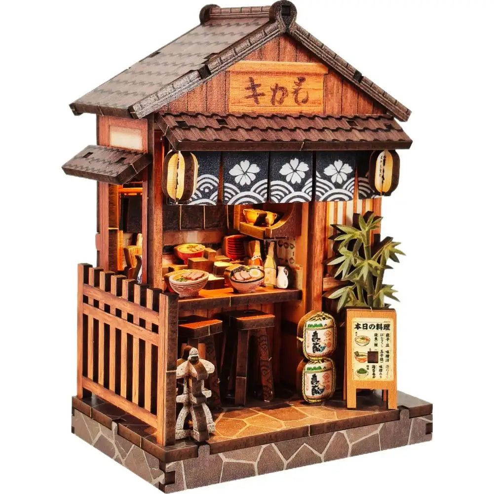 Creative Bookstore Desktop Decoration DIY Book Home Wooden Building 3D Hand-assembled Building Model Highquality Furnishing Gift