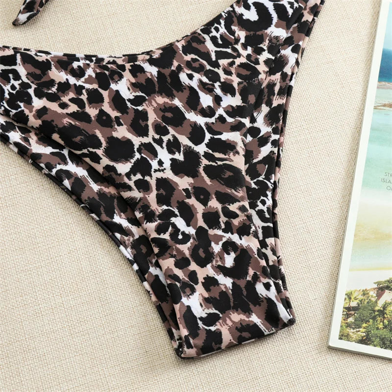 Bikini Swimsuit Women Swimwear 2026 New Solid Push Up Bikinis Set High Waist Thong Bathing Suit Two Pieces Swimming Suits Female