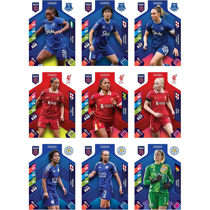 New 2025 Panini Adrenalyn XL Barclays Women's Super League Collection Card 8 Cards Per Pack in Stock FAST SHIPPING