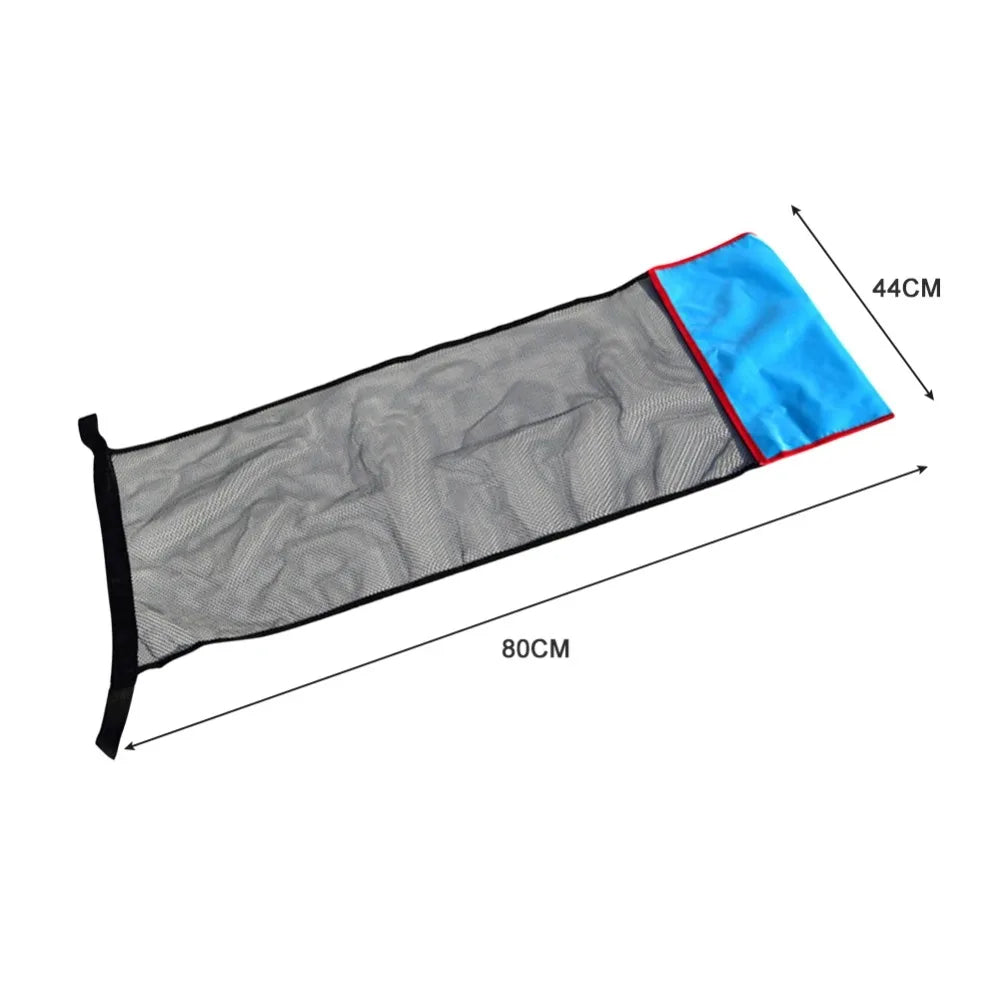 New Foldable Floating Water Hammock Polyester Fibre Floating rods are not included Pool mat Lightweight Floating Toys