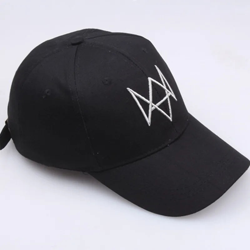 Game Watch Dog Baseball Cap Hip Hop Cap Cosplay Snapback Trucker Embroidery Sunscreen Hat Unisex Golf Cap