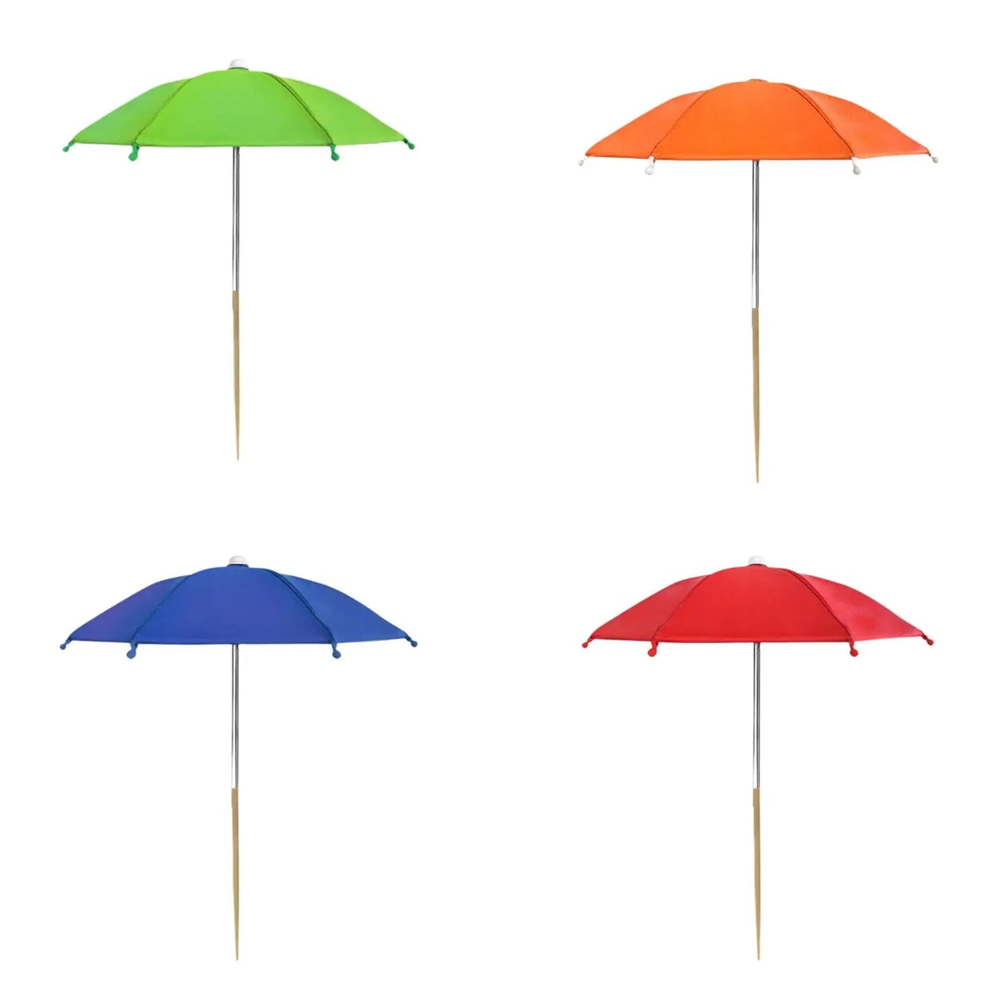 Patio Shade Umbrella for Plants Cloth Steel Frame Weather Resistant Mini Parasol Sun Protection for Garden