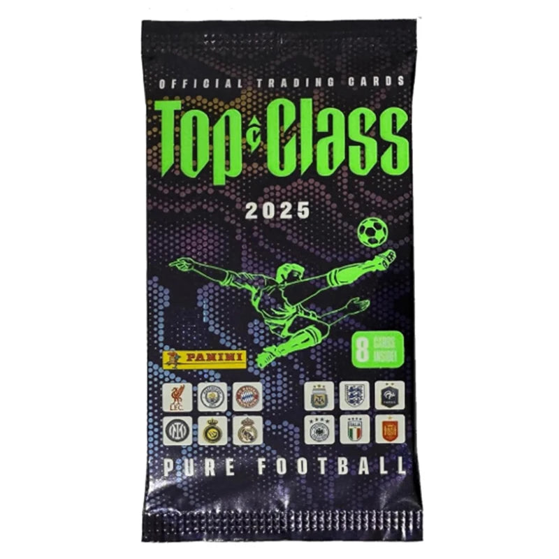 2025 Season PANINI Top Class Soccer Trading Cards Booster Pack - Limited Edition Signature Ballsuperstar Collection Fan Gift