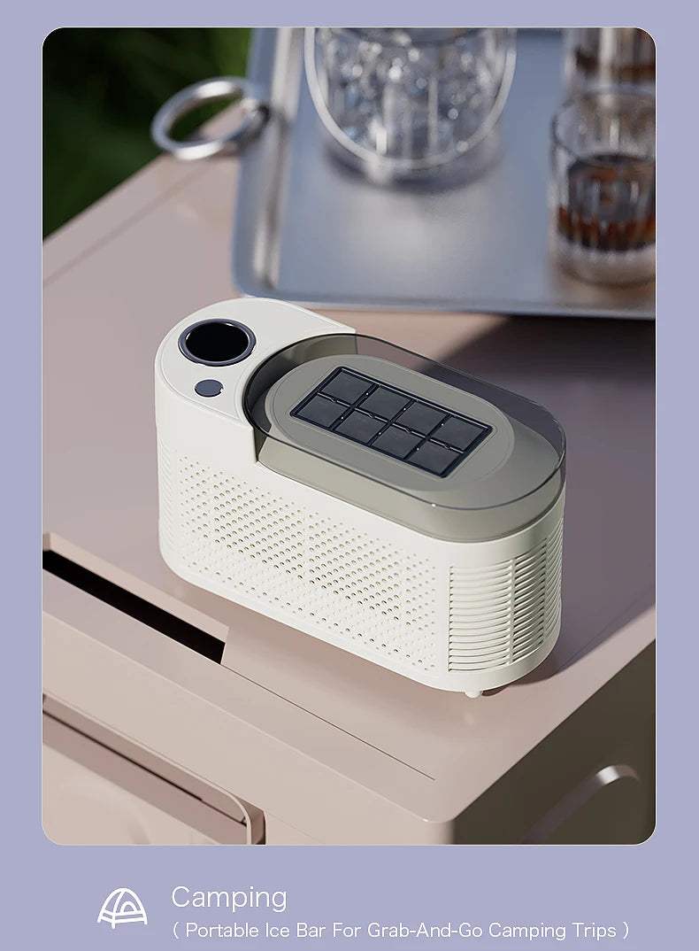Small Ice Maker Mini Convenient Home Dormitory Office Camping Portable Ice Automatic Ice Making Box ice machine 110V/220V