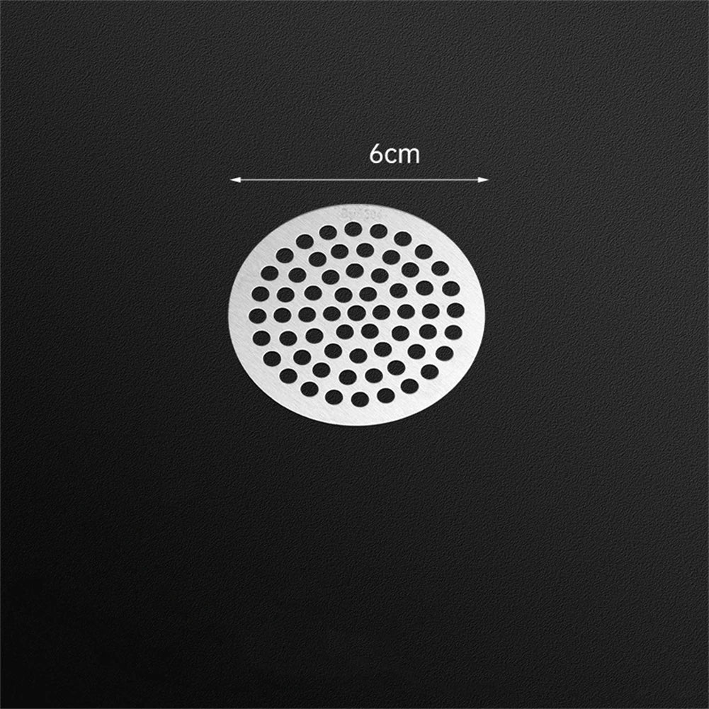 304 Stainless Steel Floor Drains Net Cover Sink Strainer With Small Drain Hole Filter Hair Catcher Stopper For Kitchen Bathroom