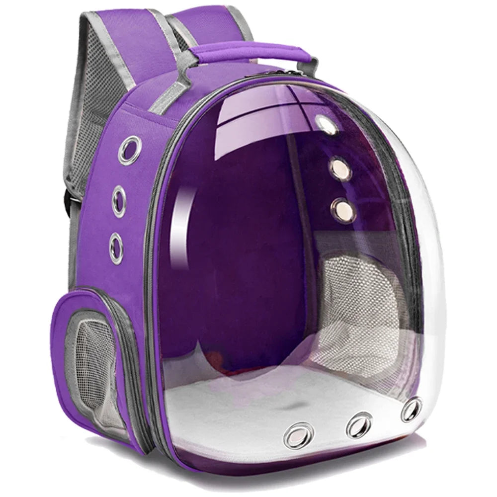 Pet Carriers Cat Carrier Bags Breathable Small Dog Cat Backpack Travel Space Capsule Cage Pet Transport Bag Carrying for Cats