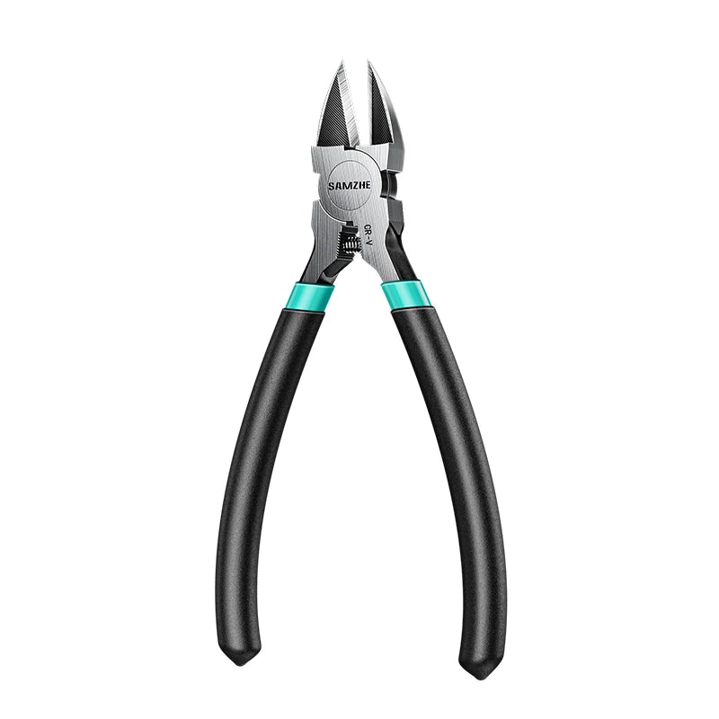 SAMZHE Pliers Multi Functional Tools Electrical Wire Cable Cutters Cutting Side Snips Flush Stainless Steel Nipper Hand Tools