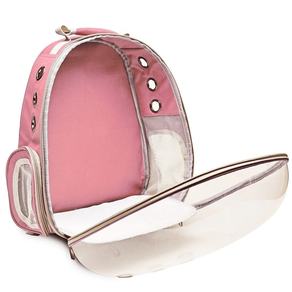 Pet Carriers Cat Carrier Bags Breathable Small Dog Cat Backpack Travel Space Capsule Cage Pet Transport Bag Carrying for Cats