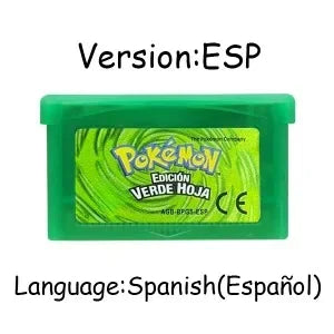 USA/EUR/ESP/ITA/NOE/FRA Pokemon Series Video Game Cartridge Pokemon Emerald FireRed LeafGreen Ruby Sapphire for GBA