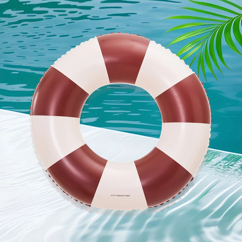 Inflatable Swimming Pool Floats Leakproof PVC Inflatable Swim Ring Floating Blow Up Swim Tube Summer Beach Pool Accessories
