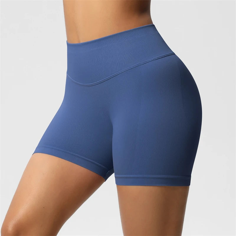BUM Shaping Yoga Shorts Woman Stretch Breathable Peach Hip Fitness Running Shorts Hip High Stretch Impact Wicks Gym Shorts