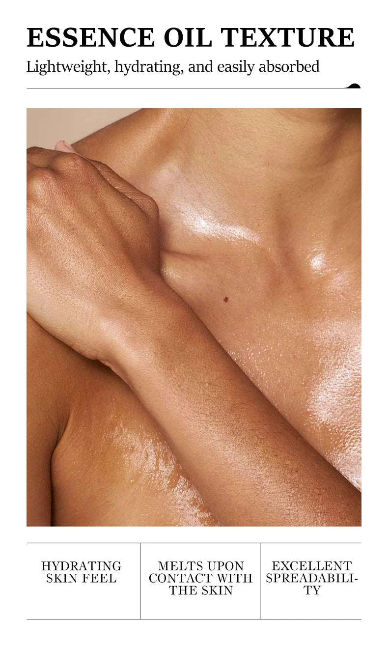 Coconut Body Oil Moisturizing Essence, Long-Lasting Nourishing  Skincare Oil, Non-Greasy Body Care Oil for Women Daily Use