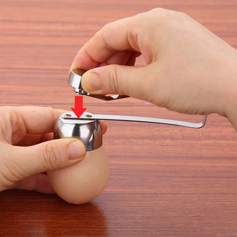 New Originality Stainless Steel Egg Shell Opener Eggshell Separator Household Single Head Egg Opener Kitchen Small Tool