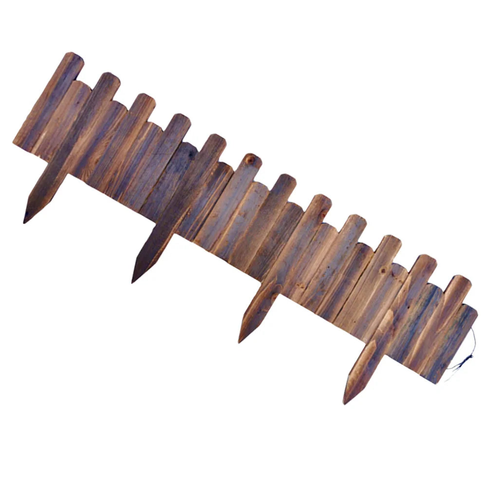 Wall Guardrail Outdoor Fence Decorative Landscape Border Garden Edging Picket Courtyard Fences Wood Lawn The for