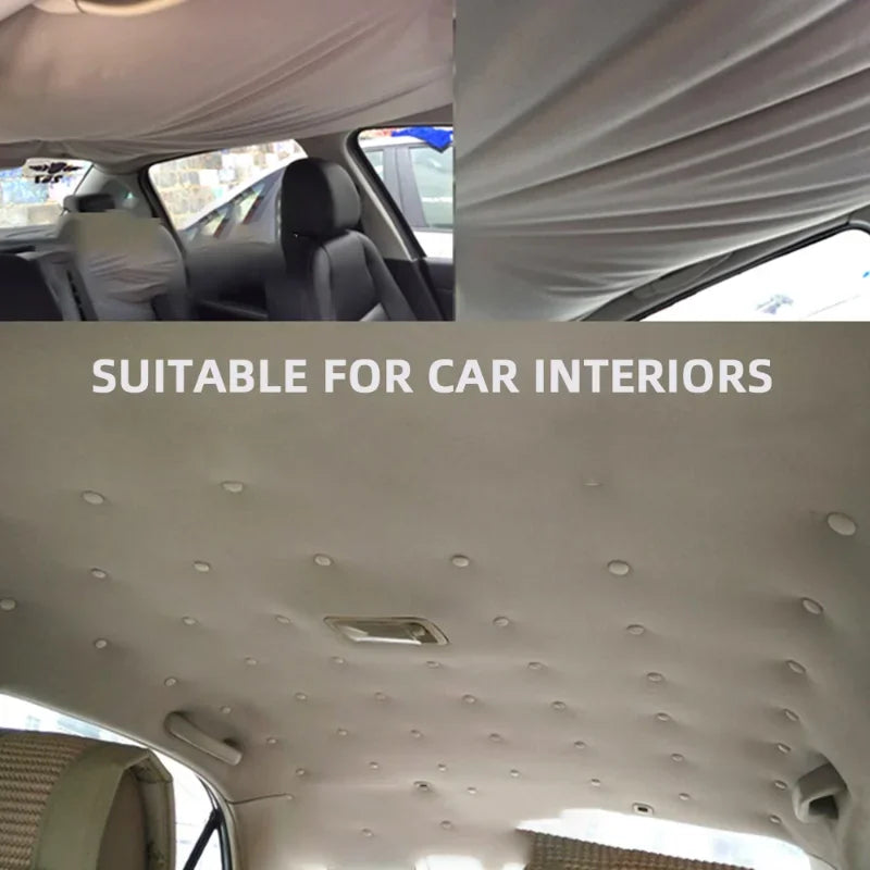 Car Interior Roof Fixing Buckles Screw Set Headliner Cloth Fabric Rivets Retainer Buckle Fastener Auto Accessories