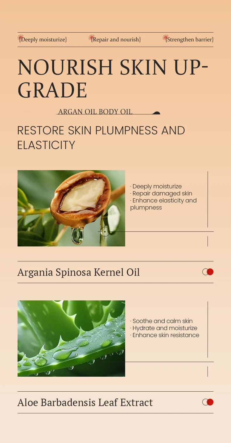 260ml Moisturizing Body Oil Brightens Skin Suitable For All Skin Types Nourishes Moisturizes Skin Enhances Smoothness Skin Care