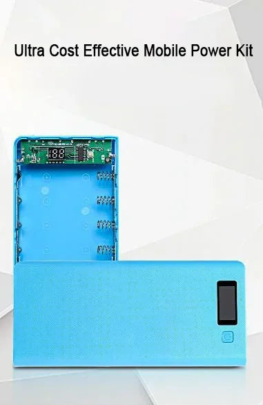 8*18650 Battery Charger Box Digital display panel Fast Charging USB Power Bank Battery Charge Box with LED Digital Display Light