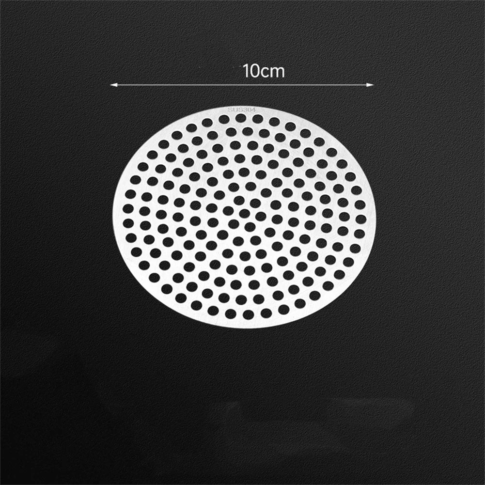 304 Stainless Steel Floor Drains Net Cover Sink Strainer With Small Drain Hole Filter Hair Catcher Stopper For Kitchen Bathroom