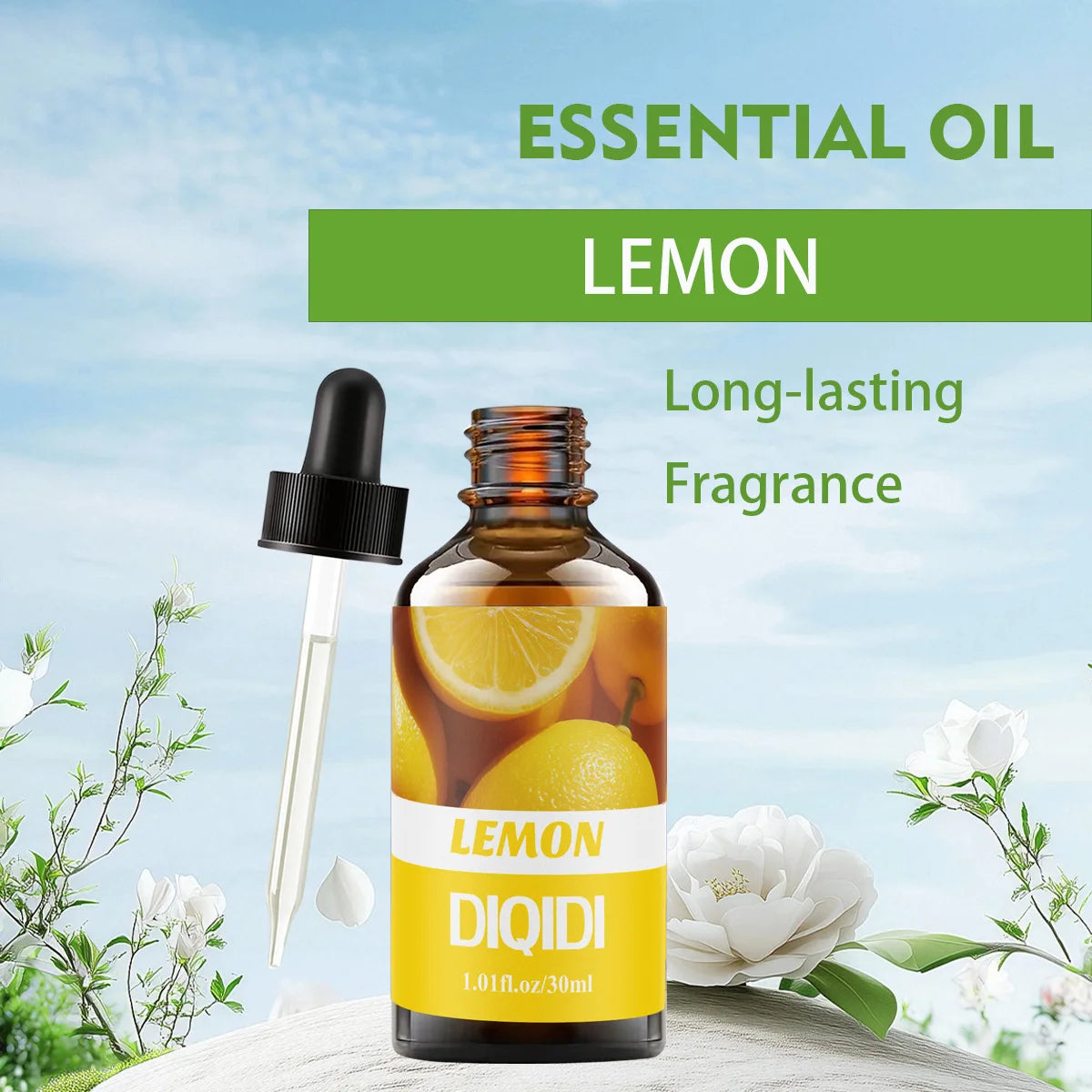 Lemon essential oil, skin care, massage, bath, spa, fragrance oil, diffuser, humidifier, home aromatherapy essential oil.